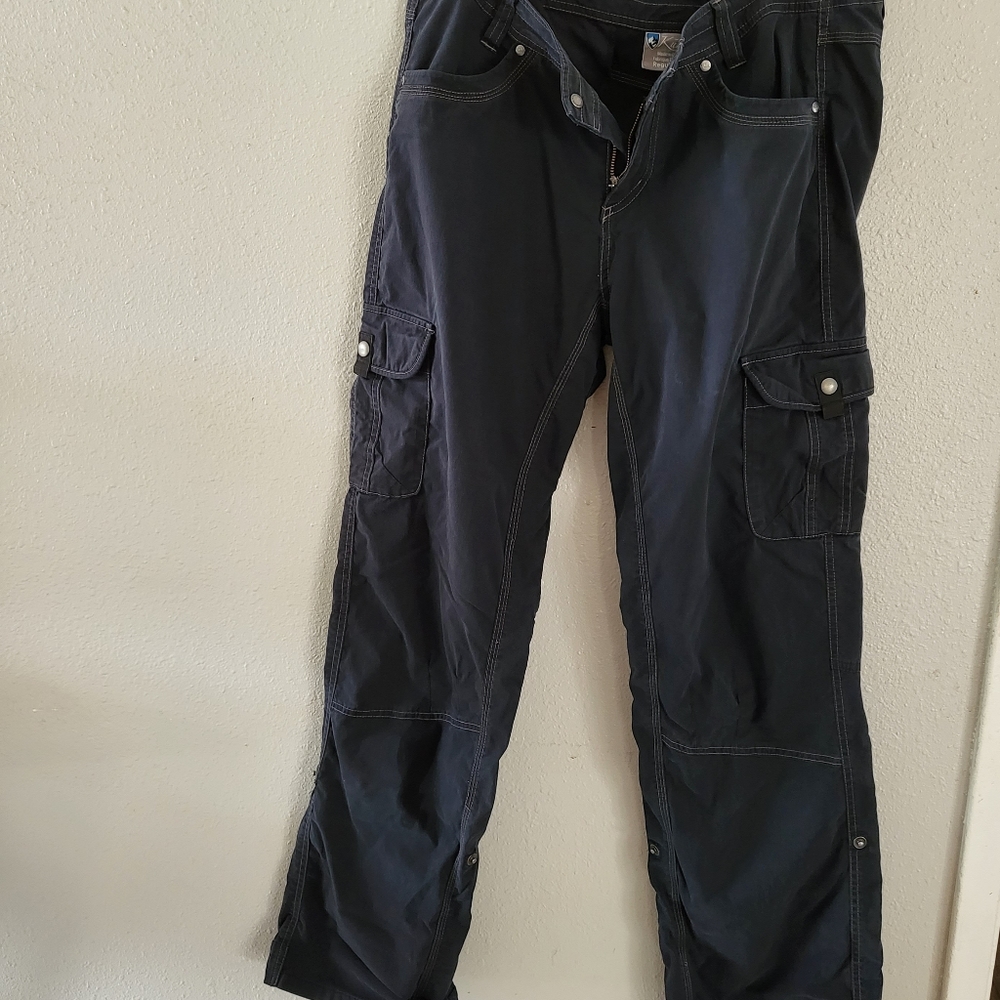 Kuhl Roll Up Cargo Hiking Pants size 10 regular